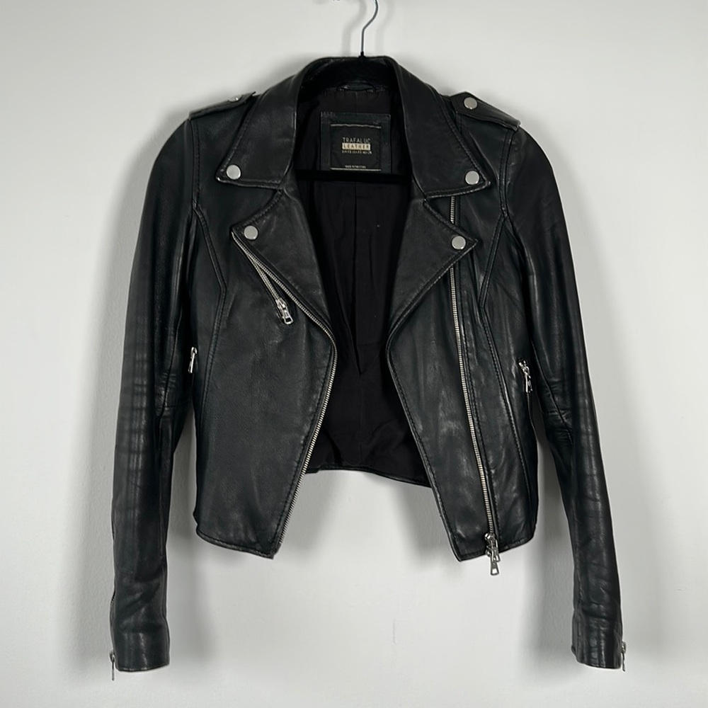 Zara Leather Moto Jacket